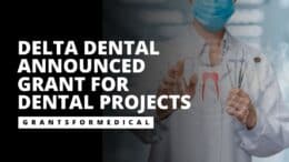 Delta Dental Announced Grant for Dental Projects