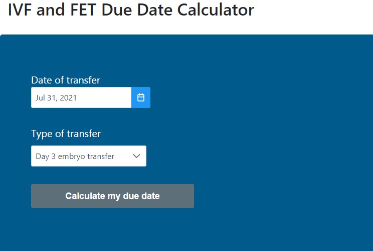 ivf due date calculator