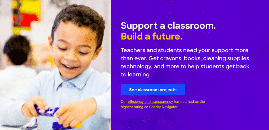 Grants for Teachers - Donors Choose