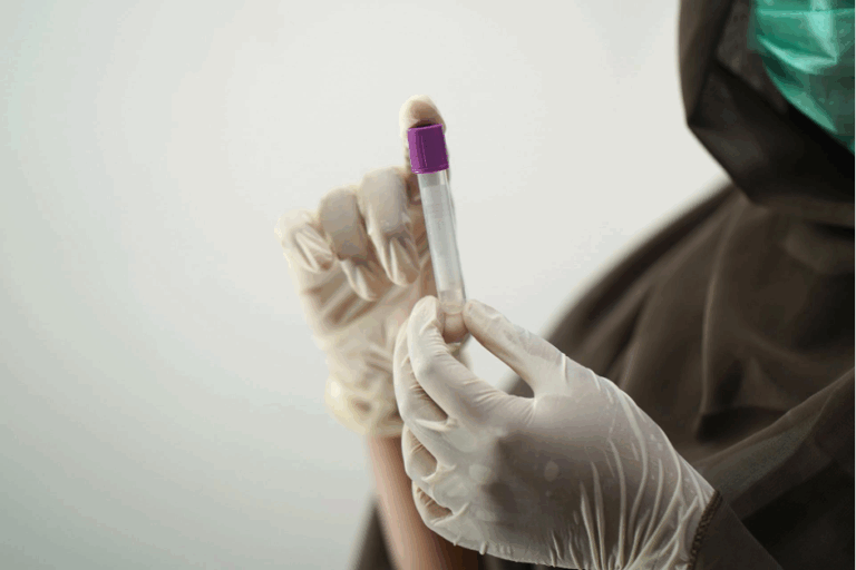 Gender Blood Test at Doctors office