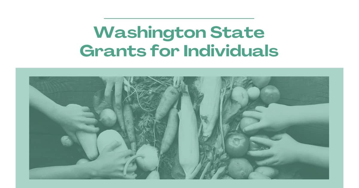 Washington State Grants for Individuals
