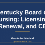 Kentucky Board of Nursing: Licensing, Renewal, and CE