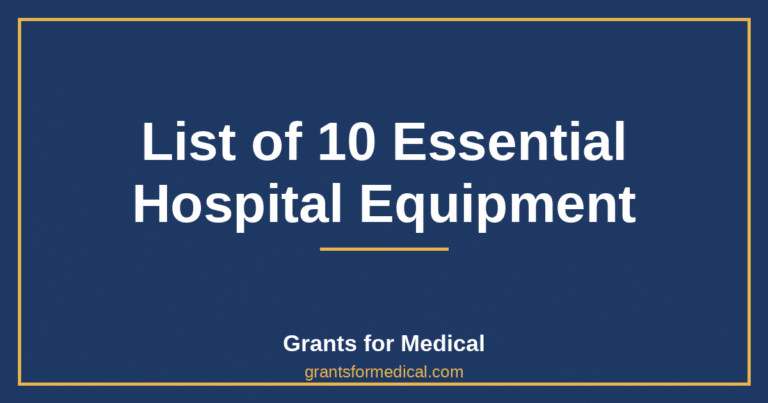 List of 10 Essential Hospital Equipment