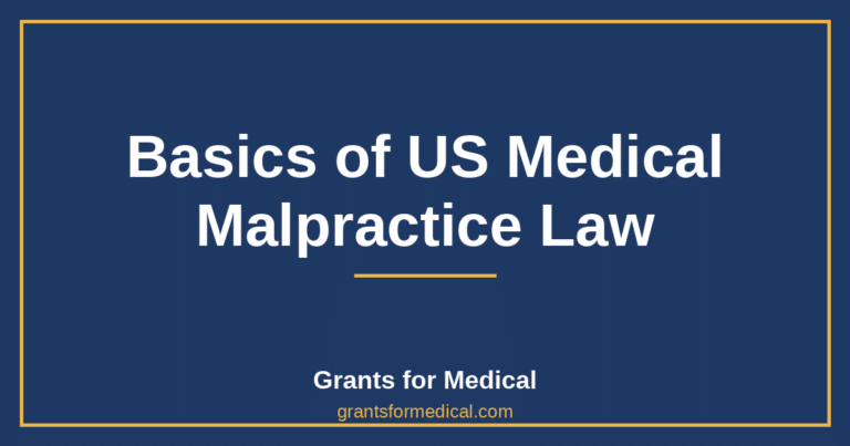 Basics of US Medical Malpractice Law
