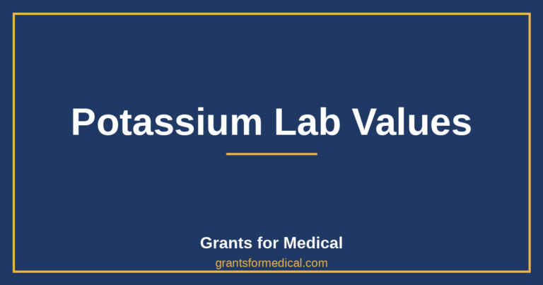 Potassium Lab Values