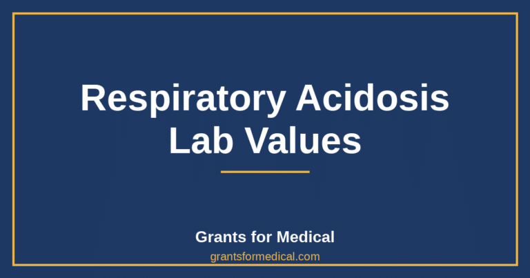 Respiratory Acidosis Lab Values