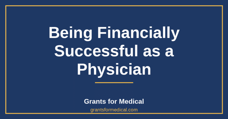 Being Financially Successful as a Physician