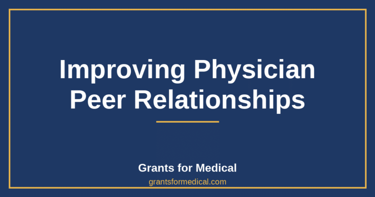Improving Physician Peer Relationships