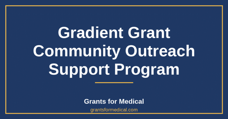 Gradient Grant Community Outreach Support Program