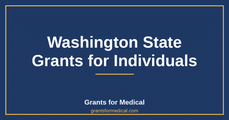 Washington State Grants for Individuals