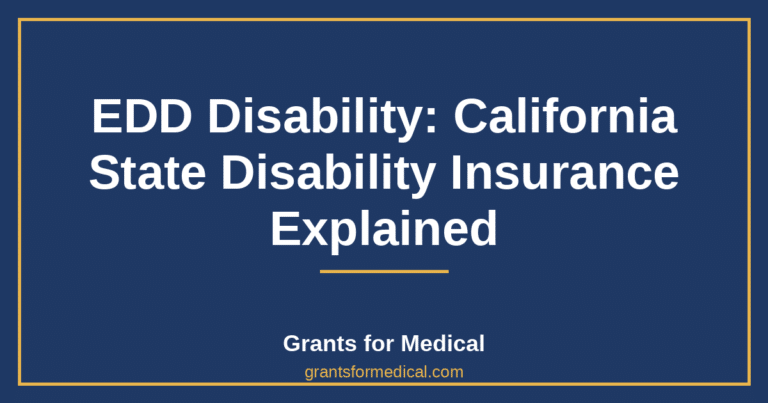 EDD Disability: California State Disability Insurance Explained