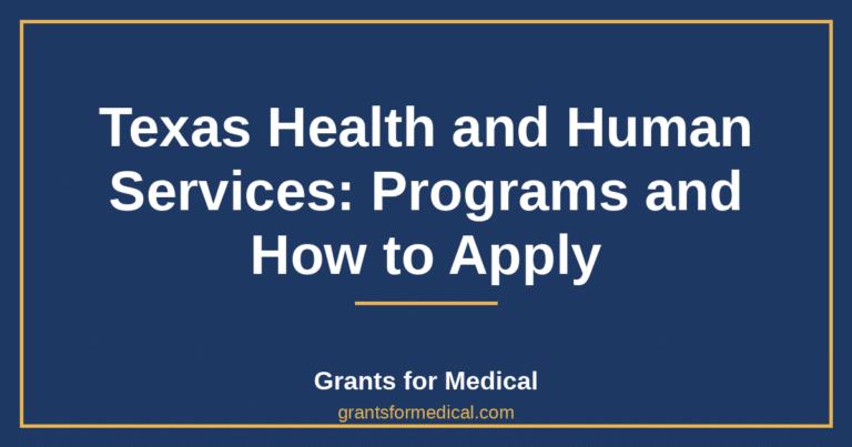Texas Health and Human Services: Programs and How to Apply