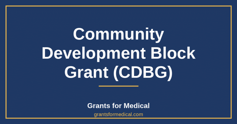 Community Development Block Grant (CDBG)