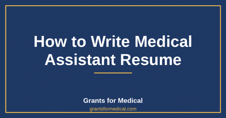 How to Write Medical Assistant Resume