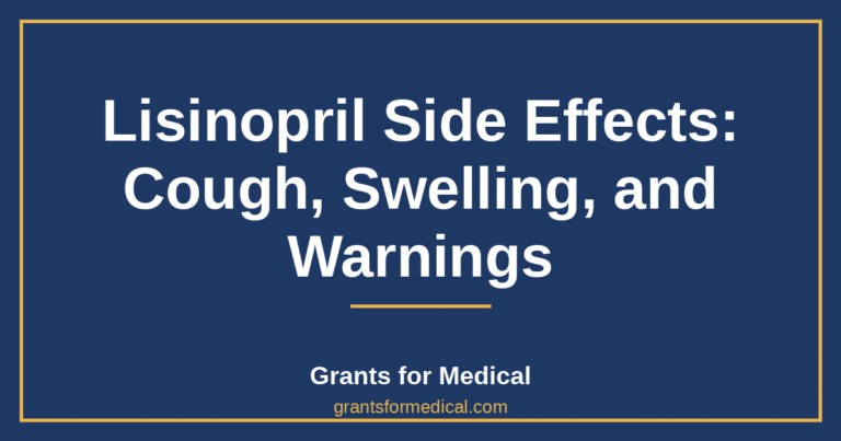 Lisinopril Side Effects: Cough, Swelling, and Warnings