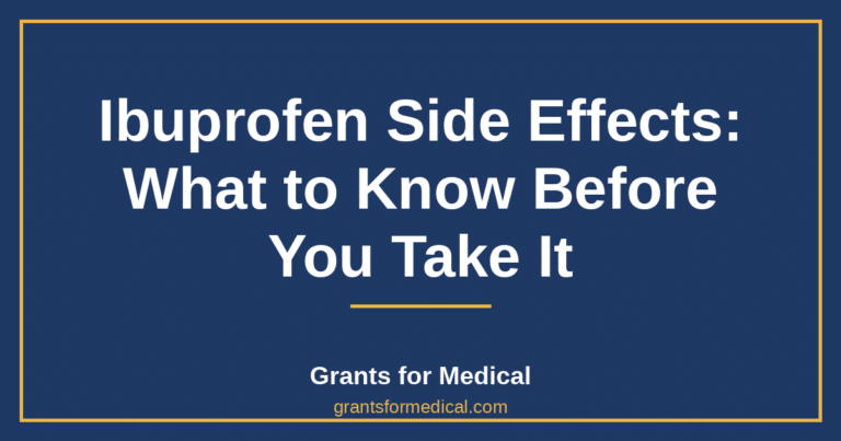 Ibuprofen Side Effects: What to Know Before You Take It