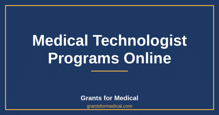 Medical Technologist Programs Online