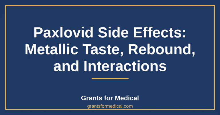 Paxlovid Side Effects: Metallic Taste, Rebound, and Interactions