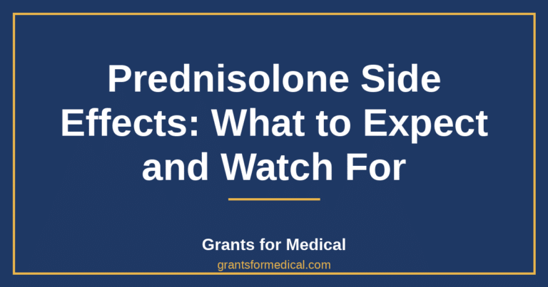 Prednisolone Side Effects: What to Expect and Watch For