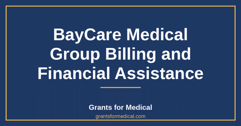 BayCare Medical Group Billing and Financial Assistance