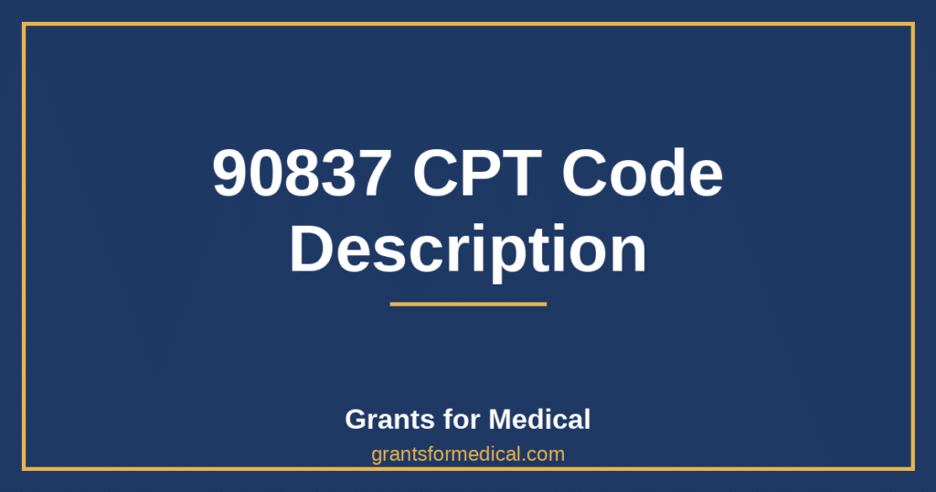 90837 CPT Code Description