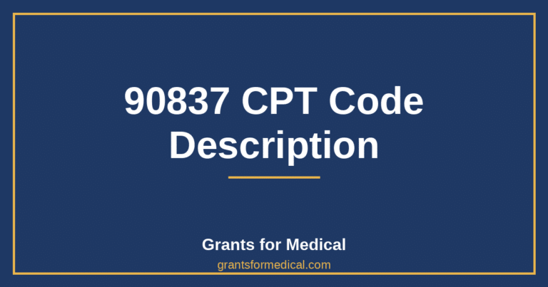 90837 CPT Code Description