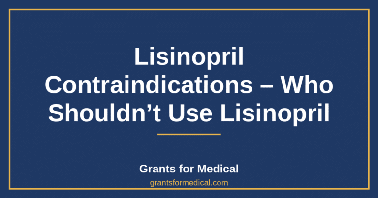 Lisinopril Contraindications – Who Shouldn’t Use Lisinopril