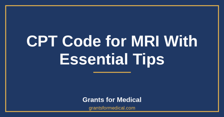 CPT Code for MRI With Essential Tips