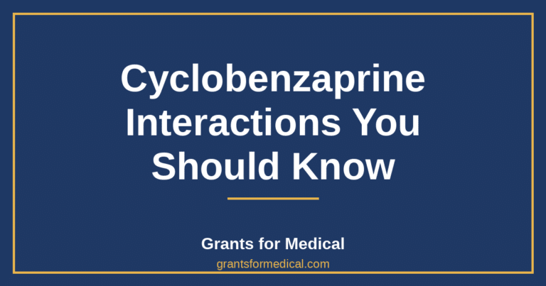 Cyclobenzaprine Interactions You Should Know