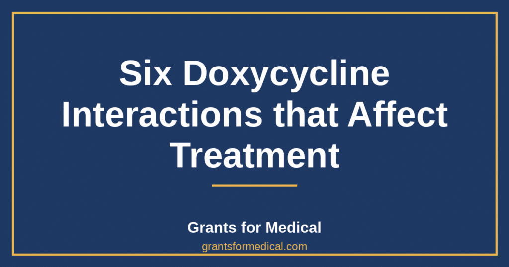 Six Doxycycline Interactions that Affect Treatment