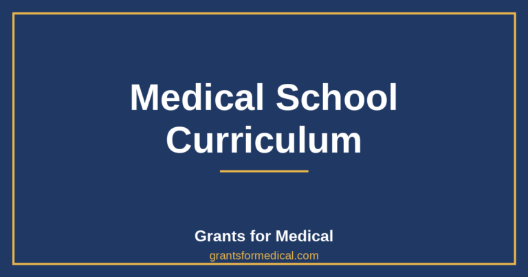 Medical School Curriculum