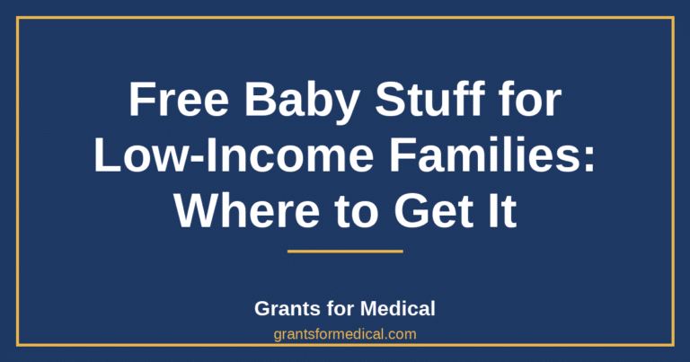 Free Baby Stuff for Low-Income Families: Where to Get It