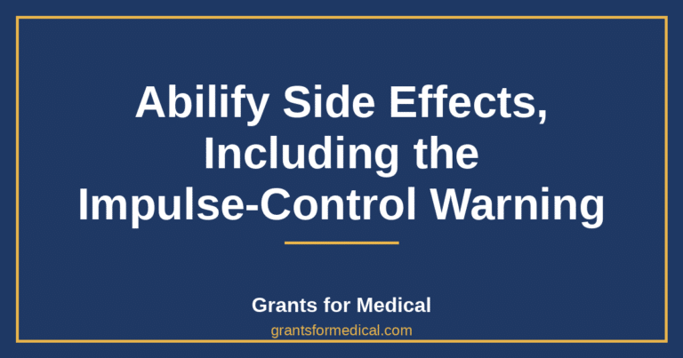 Abilify Side Effects, Including the Impulse-Control Warning