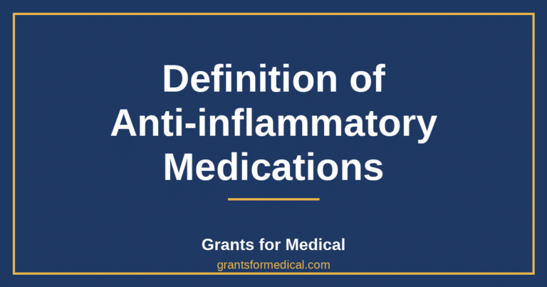 Definition of Anti-inflammatory Medications