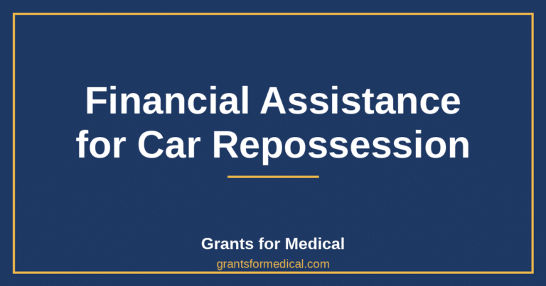 Financial Assistance for Car Repossession