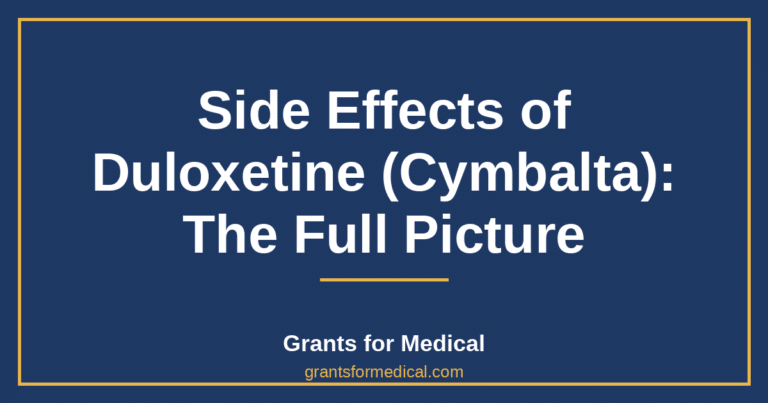 Side Effects of Duloxetine (Cymbalta): The Full Picture
