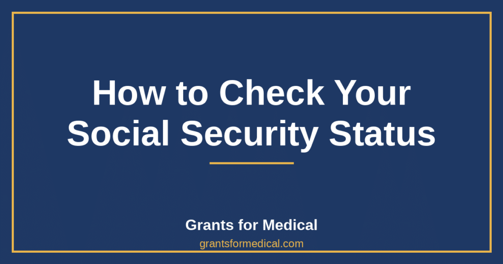 How to Check Your Social Security Status