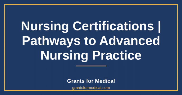 Nursing Certifications | Pathways to Advanced Nursing Practice