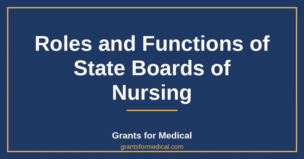 Roles and Functions of State Boards of Nursing